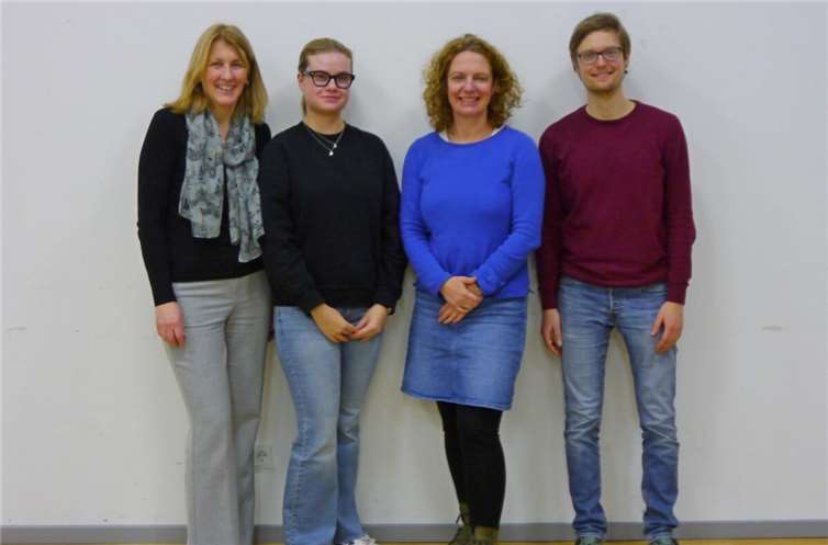 Der Vorstand: Iris Rudat-Schwarz, Leah Knabe, Cindy Glauer, Simon Lollecker; es fehlt Marion Hoffmann. Foto: privat
