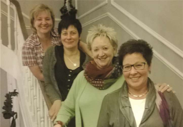 Der Vorstand: Trudi Schmahl, Renate Weber, Christine Brandt & Martina Kremer. privat