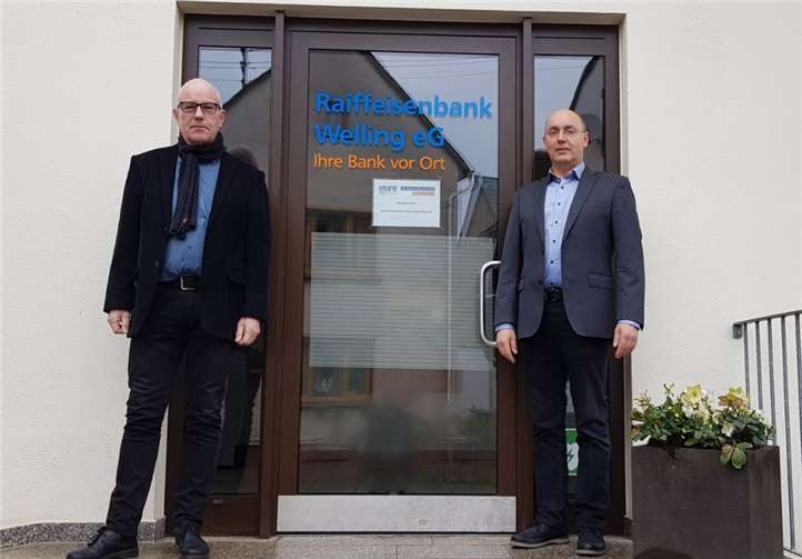 Markstellung behauptet Der Vorstand Udo Link und Bruno Becker. Foto: privat