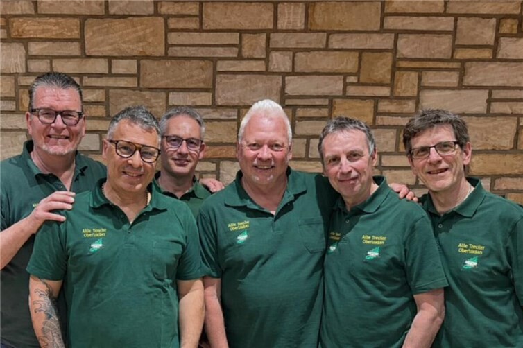 Der Vorstand der Ahle Bosche im Jahre 2026: Von links nach rechts: Jörg Hergott, Oliver Mainusch, Dirk Bierbrauer, Michael Schlösser, Andreas Dümmler und Klaus Blankenberg