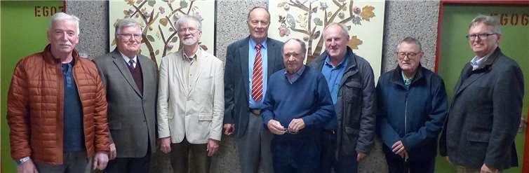 Der Vorstand der BfM (v.l.n.r.): Helmut Schulten, Johannes Steger, Klaus Jürgen Pusch, Joachim Behne, R. Dieter Schermer, Rolf Böhmer, Klaus Schreiber, Reinhard Diefenbach. Es fehlen auf dem Foto: Reinhard Schiller, Marcus Knopp und Eduard Becker.privat
