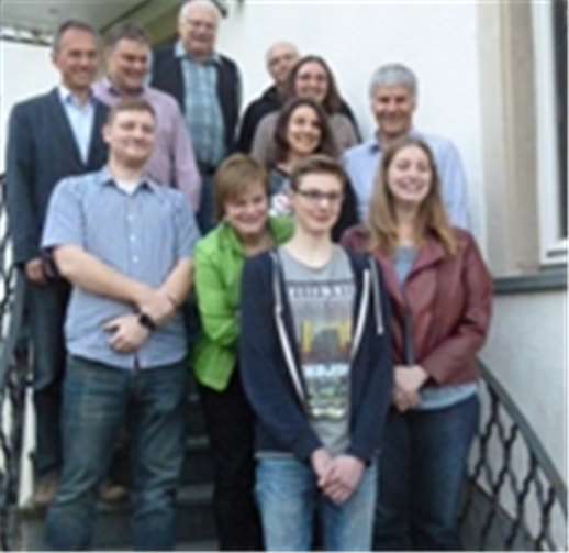 Der Vorstand der Burgbläser Rheinbreitbach.privat