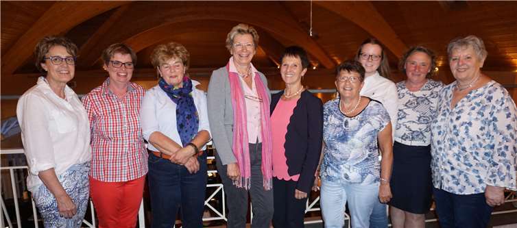 Der Vorstand der CDU-Frauenunion Swisttal. Es fehlen Petra Kalkbrenner Bürgermeisterin aus Odendorf und Heike Klein aus Ludendorf, die in Abwesenheit gewählt wurden.Quelle: CDU-Frauenunion Swisttal