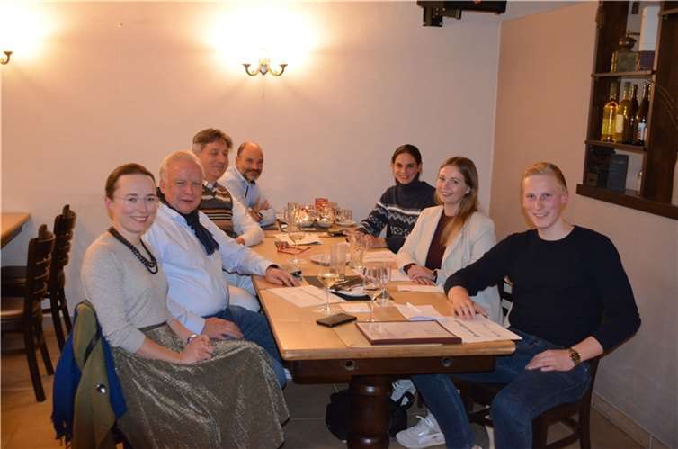 Der Vorstand der FDP-Remagen (von links) Oxana Iose, Marc-Andreas Giermann, Stefan Stenzel, Tim Zieger, Christina Steinhausen, Lena Lütt und Dennis Trütgen. Quelle: FDP Remagen