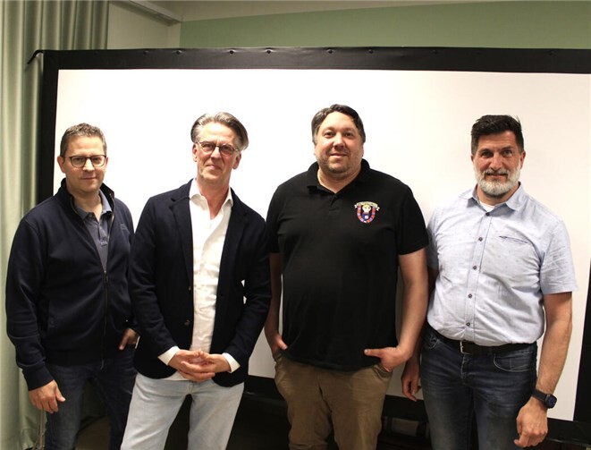 Der Vorstand der Gewerbegemeinschaft Bad Neuenahr-Ahrweiler, von links Patrick Küpper (Schatzmeister), Markus Zednik (1. Vorsitzender), Alexander Petkovski (2. Vorsitzender) und Thorsten Hermann (Schriftführer). Fotos: DU