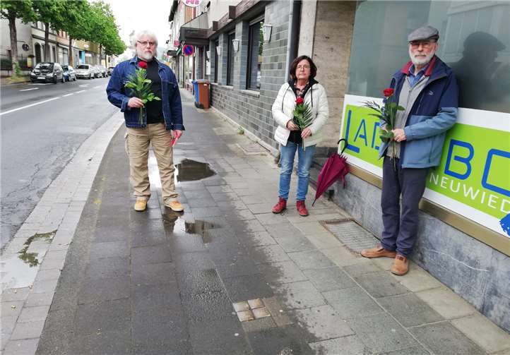 Der Vorstand der KAB-Engers-Mülhofen Helmut Gelhardt, : Anne Basten und Günther Salz (re.).Quelle: KAB-Engers-Mülhofen