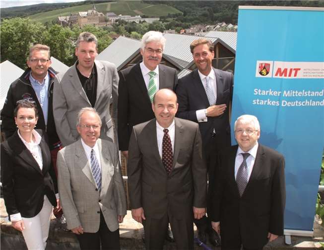 Der Vorstand der Mittelstands- und Wirtschaftsvereinigung der CDU Kreis Ahrweiler (MIT). privat