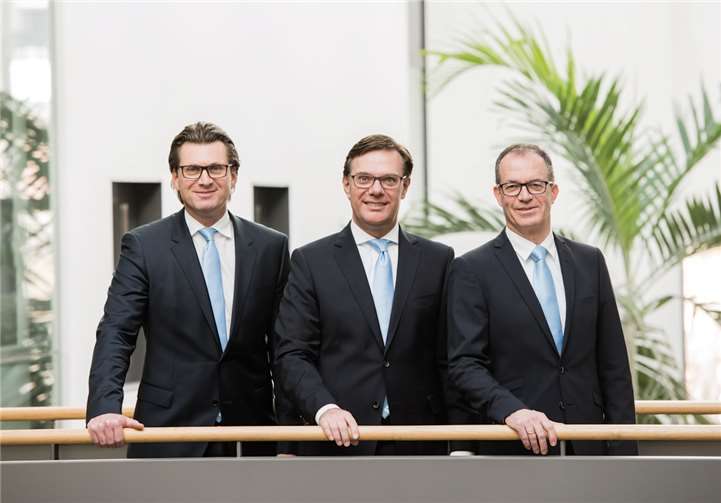 Der Vorstand der Raiffeisenbank Voreifel eG (v.li.n.re.): Mathias Lutz, Vorstand; Burkhard Kraus, Vorstandssprecher und Heiko Ulrich, Vorstand. Raiffeisenbank Voreifel eG