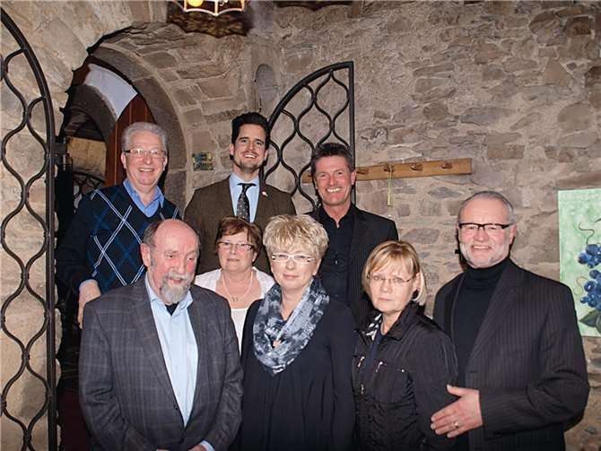 Der Vorstand der SPD-Fraktion Koblenz beim diesjährigen Mediengespräch: Manfred Bastian, Christian Altmeier, Detlev Pilger, Gerhard Lehmkühler, Marion Lipinski-Naumann, Ute Hoffmann und Fritz Naumann. US