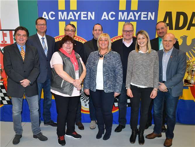 Der Vorstand des AC Mayen 2018. Peter Seydel