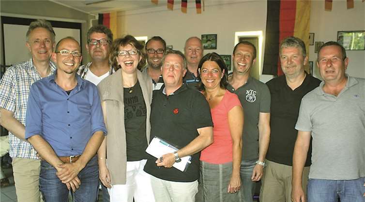 Der Vorstand des Bürgervereins freute sich über das gelungene Preis- und Königsschießen.