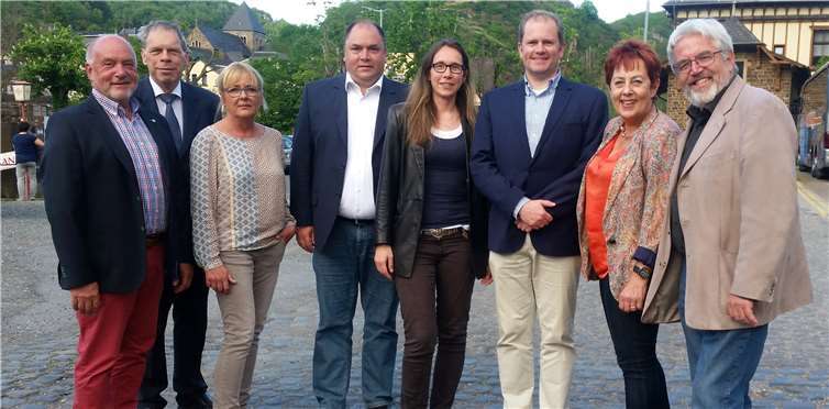 Der Vorstand des CDU Gemeindeverbandes Altenahr freut sich mit Stephan Pauly, Geschäftsführer der VRM GmbH über den Startschuss des Gästeticket in der Verbandsgemeinde Altenahr.Privat