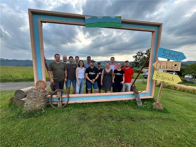 Der Vorstand des Dorfvereins Glockscheid-Wüscheid freut sich auf die Rockparty.  Foto: Reinhard Fröder