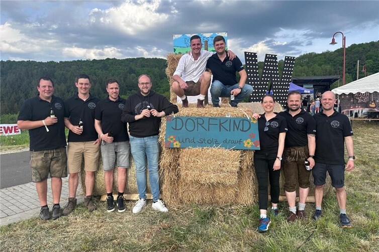 Der Vorstand des Dorfvereins Glockscheid-Wüscheid freut sich auf das diesjährige Dorffest.