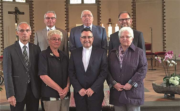 Der Vorstand des Fördervereins St. Marien.