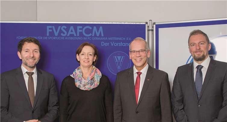 Der Vorstand des „Fördervereins zur Förderung der sportlichen Ausbildung im FC Germania Metternich 1912“.Alex Ferges