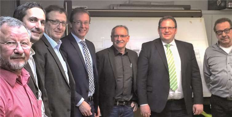 Der Vorstand des Gemeindeverbandes und die CDU-Fraktion der Verbandsgemeinde beim Unternehmen EarthMinded.CDU Gemeindeverband Mendig