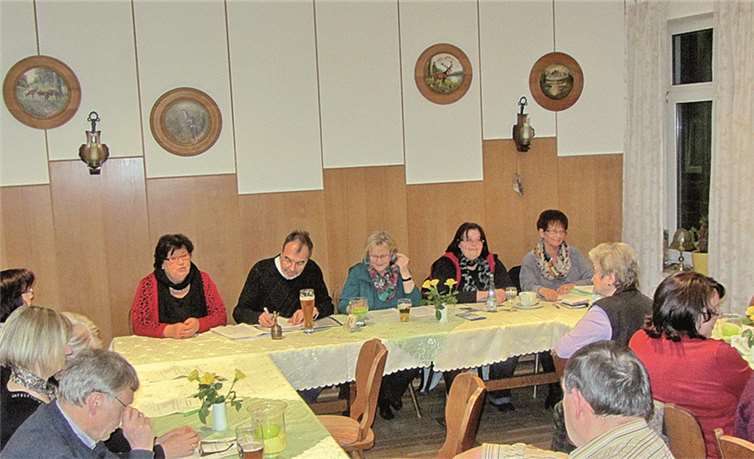 Der Vorstand des Gesangvereins Eich wurde neu gewählt.privat