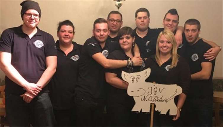 Der Vorstand des Junggesellenvereins. Privat