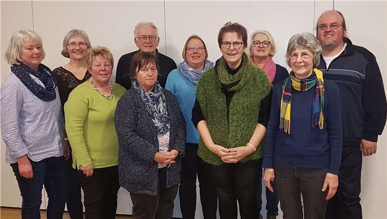 Der Vorstand des Kirchenchores St. Martin Bassenheim bei der Jahreshauptversammlung. Foto: privat