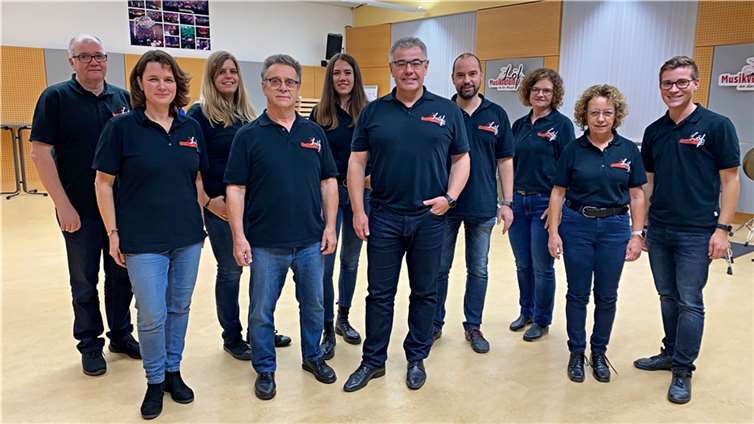 Der Vorstand des Musikvereins Löf. Foto: privat