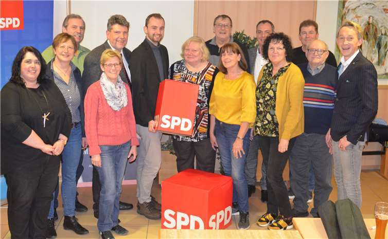 Der Vorstand des SPD-Gemeindeverbands im Januar 2020. Foto: SPD