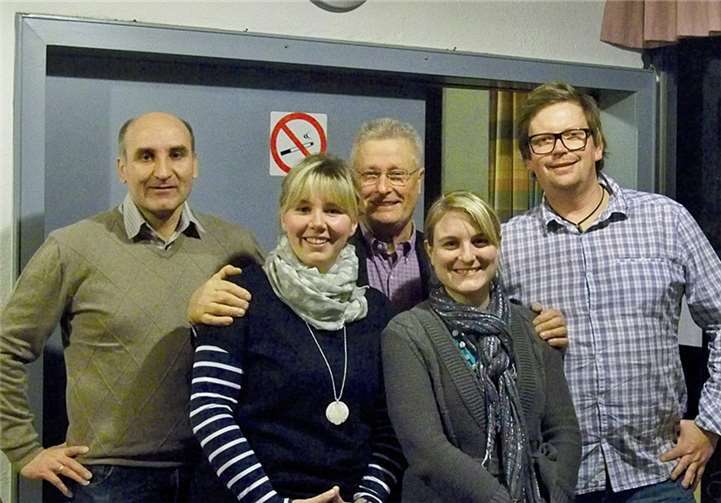 Der Vorstand des TC Rengsdorf: (hinten Aal.) Heiko Ehlscheid, Joachim Langhard und Jan Jakobi. (vorne v. l.) Claudia Herrmann und Karolin Runkel. privat