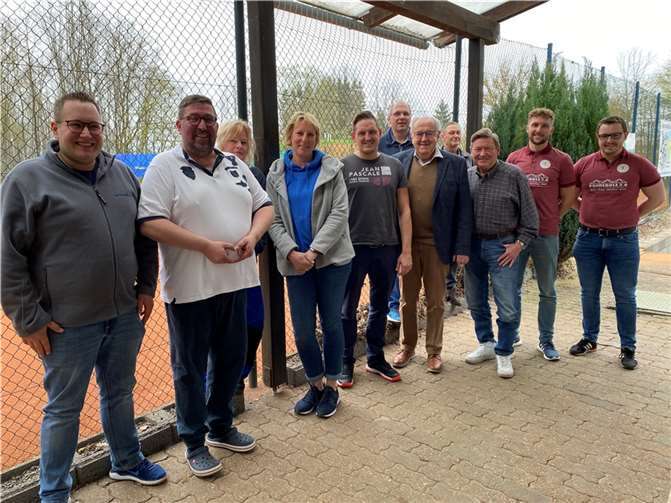 Der Vorstand des Tennisclubs.  Foto: privat