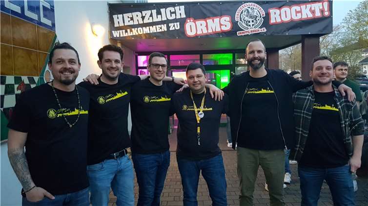 Der Vorstand des Urmitzer Junggesellenvereins freute sich übereine gelungene Neuauflage der Veranstaltung „Örms rockt!“. Fotos: KH