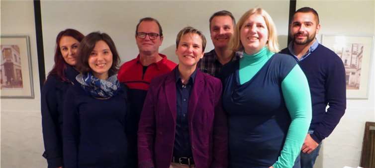 Der Vorstand des neu gegründeten Fördervereins „Flüchtlingshilfe Andernach“ (v.l.): Aynur Denis, Christina Wunder, Bernd Gehring, Katja Büchner, Mario Klingbeil, Katja Klingbeil und Hassan Khaled. MKA