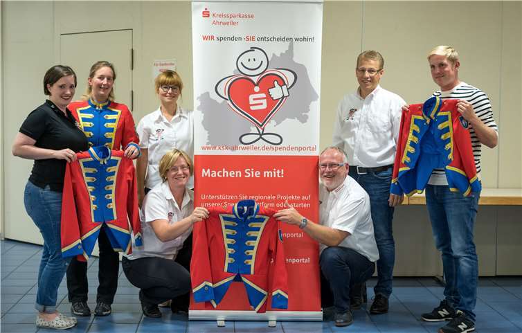 Der Vorstand hat sich bei einem Projekt der Kreissparkasse Ahrweiler beworben und ruft alle Karnevalisten zum Mitmachen auf.Foto: Detlef Wittke
