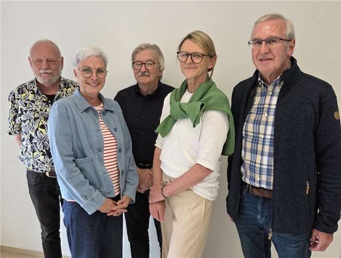 Der Vorstand (links nach rechts): Harald Selent, Doris Brosowski, Klaus Krumscheid, Jutta Mönnig, Friedhelm Hommes.Foto: Joscha Wölbert