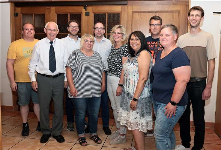 Der Vorstand mit Beisitzern. Foto: Werner Dreschers