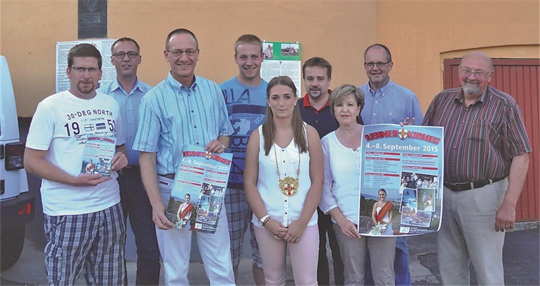 Vorbereitungen für die Lehner Kirmes in vollem Gange