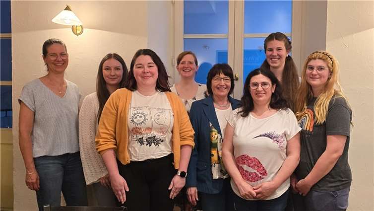 Der Vorstand: (v.l.) Daniela Schlederer, Jasmin Balsam, Sonja Mohr, Désiré Schmitt, Karin Becker-Schmitt, Teresa Simões, Anna Maria Schlederer und Steffi Lea Walther.  Fotos: privat