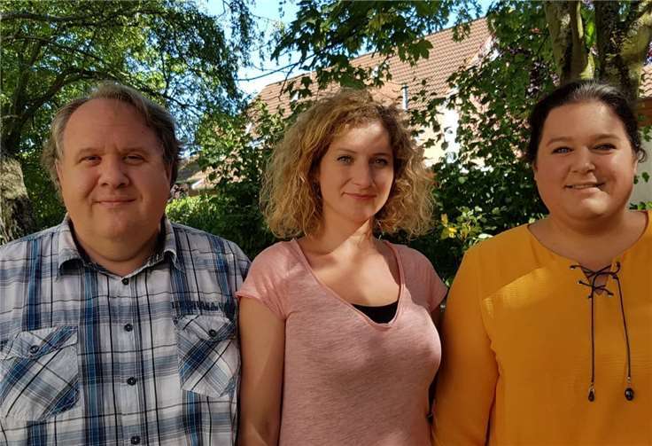 Der Vorstand (v.l.): Kassenführer Carsten Bauer, 2. Vorsitzende Sarah Kuprat, 1. Vorsitzende Nadja Bauer.  privat