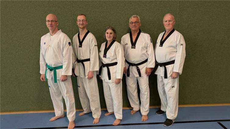 Der Vorstand: v.l.: Marco Eutebach, Paul Bischoff, Ute Uhlich, Michael Becker, Manfred Müller.  Foto: privat