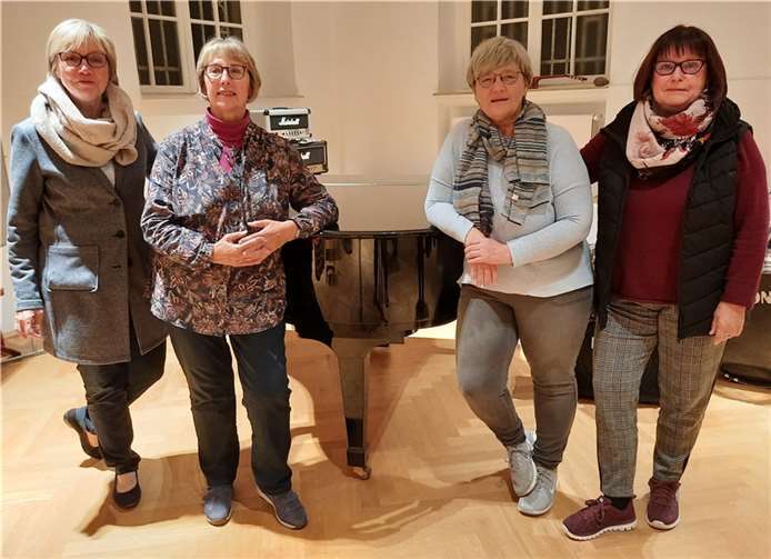 Der Vorstand v.l.n.r.: Lüdenbach, I. Zeh, H. Mercer, B. Günterberg.