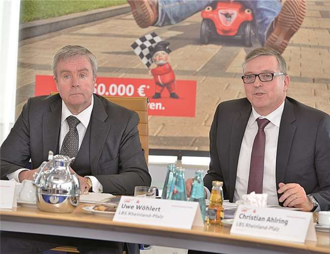 Der Vorstandsvorsitzende der LBS Rheinland-Pfalz, Max Aigner, beim Jahrespressegespräch in Mainz. privat