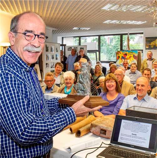 Der Vortrag „Das römische Dernau“ von Matthias Bertram begeisterte das Publikum.  Bernd Schreiner