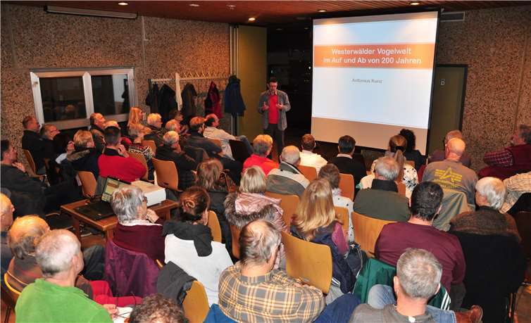 Der Vortrag der NABU unter dem Motto „Natur unter Lupe“, gab aufschlussreiche Informationen zur Veränderung der Vogelwelt im Westerwald.Foto: Marcel Weidenfeller