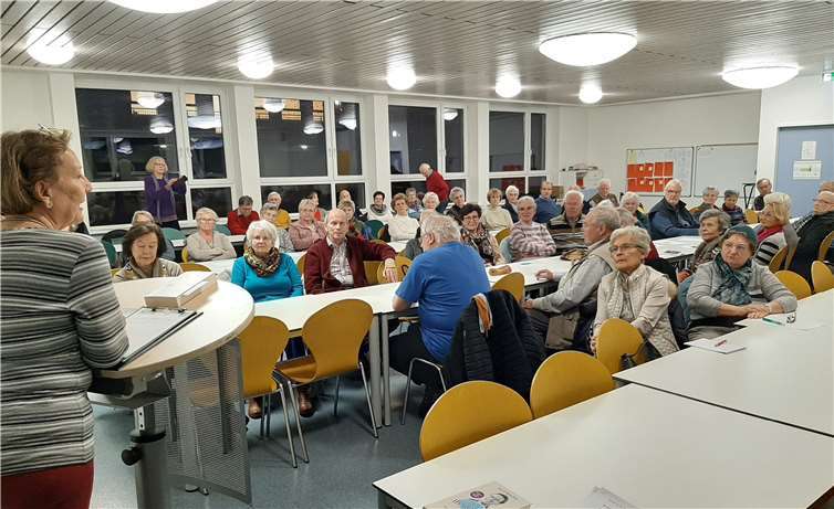 Der Vortrag von Ursula Lenz weckte Lust, aktiv zu werden und Neues auszuprobieren. Foto: privat