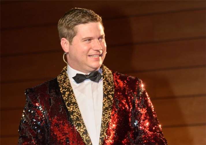 Der Vortragsgigant Markus Seibel feierte sein 20-jähriges Bühnenjubiläum.