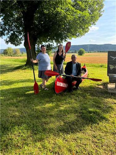 Der WSV Sinzig e.V. freut sich über die Unterstützung der Kreissparkasse Ahrweiler, vertreten durch Michael Weltken, Leiter des BeratungsCenters Sinzig. Foto: Marco Seydel – Kreissparkasse Ahrweiler
