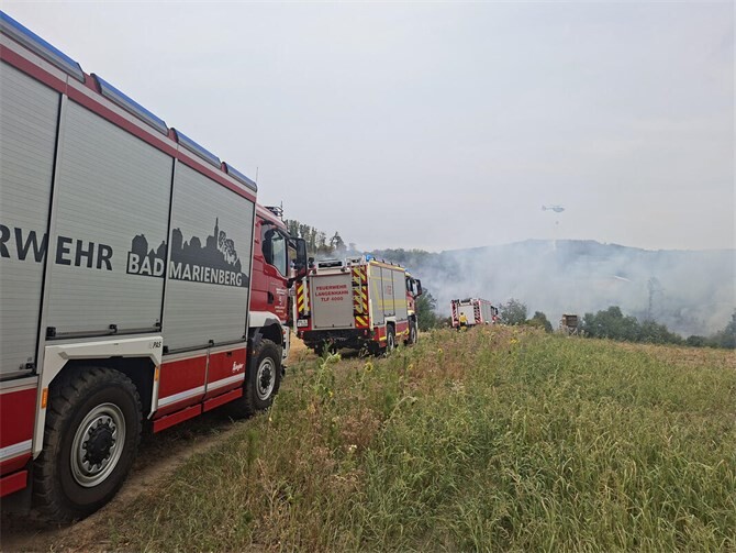 Der Waldbrandzug des Westerwaldkreises unterstützte bei Bränden in den Landkreisen Mayen-Koblenz und Altenkirchen.