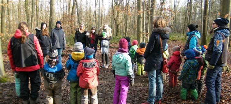 Der Waldkindergarten freute sich nach dem Brand über die Zuwendung der Schülerinnen und Schüler. Foto: privat