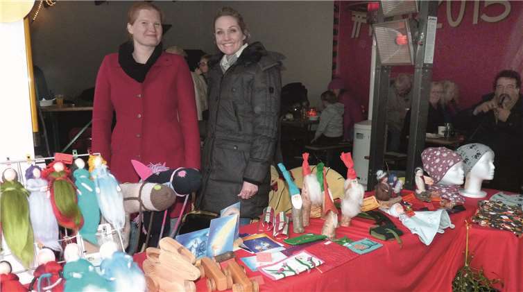 Der Waldorf-Kindergarten aus Obermendig war mit selber gebastelten Geschenkideen vertreten.