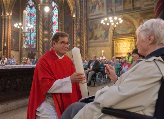 Der Wallfahrtstag wird bereichert durch ein Programm bestehend aus Gebet und Kultur. Foto: Malteser Köln / S. Sehr