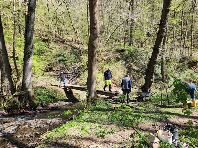 Der Wanderweg durch das Pommerbachtal ist ab sofort wieder begehbar. Foto: Hans Jürgen Oster