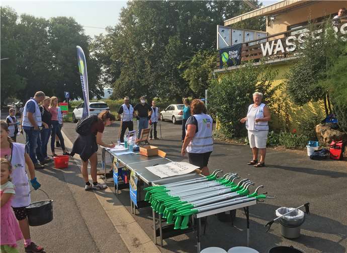 Der Wassersportverein stellte eine große Gruppe, darunter viele aus der Jugendabteilung. Foto: Ralf Urban